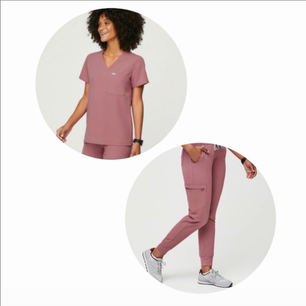 FIGS mauve zamora and catarina set NEW